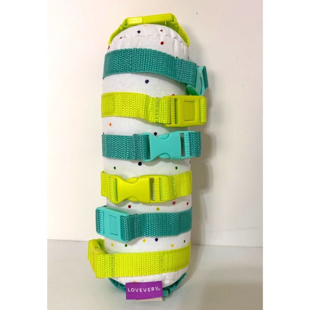 Lovevery The Buckle Barrel Companion Play Kit Blue Green Toddler Toy